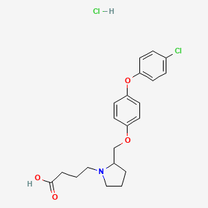 molecular formula C21H25Cl2NO4 B13387842 DG051 HCl salt 