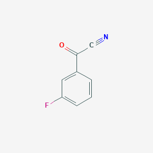 molecular formula C8H4FNO B1338787 3-氟苯甲酰氰 CAS No. 658-08-2