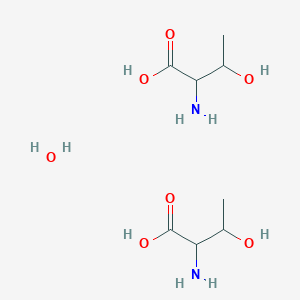 molecular formula C8H20N2O7 B13387910 DL-Threonine hemihydrate 