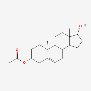 molecular formula C21H32O3 B13387923 17-Hydroxyandrost-5-en-3-yl acetate 