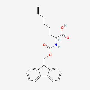 molecular formula C23H25NO4 B13387986 2-(Fmoc-amino)-7-octenoic acid 