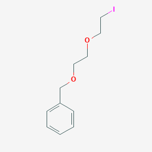 molecular formula C11H15IO2 B1338817 2-(2-Iodoethoxy)ethoxymethylbenzene CAS No. 88454-83-5