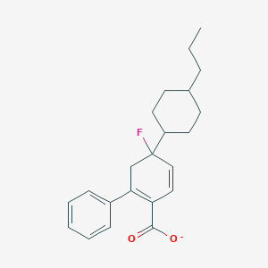 molecular formula C22H26FO2- B13388173 Glycidylphenylether CAS No. 87592-61-8