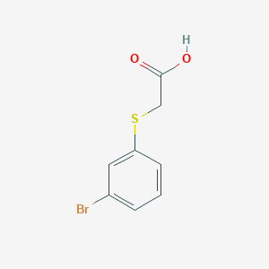molecular formula C8H7BrO2S B1338822 (3-Bromo-phenylsulfanyl)-acetic acid CAS No. 3996-39-2