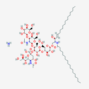 molecular formula C73H134N4O31 B13388238 GM1-Ganglioside 
