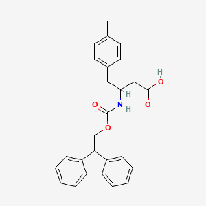 molecular formula C26H25NO4 B13388280 Fmoc-beta-hophe(4-me)-oh 