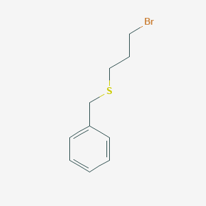 {[(3-Bromopropyl)sulfanyl]methyl}benzene