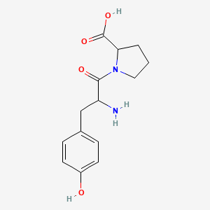 molecular formula C14H18N2O4 B13388340 Tyrosylproline 