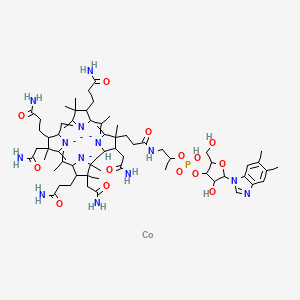molecular formula C62H92CoN13O14P-4 B13388359 Phlogopite (Mg3K[AlF(OH)O(SiO3)3]) 