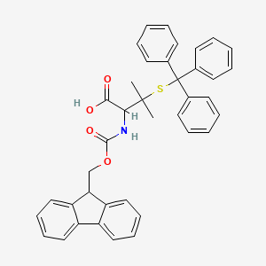 molecular formula C39H35NO4S B13388375 Fmoc-beta,beta-dimethyl-D-Cys(Trt)-OH 