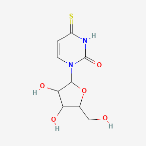 molecular formula C9H12N2O5S B13388401 1-[(2R,3R,4S,5R)-3,4-dihydroxy-5-(hydroxymethyl)oxolan-2-yl]-4-sulfanylidenepyrimidin-2-one CAS No. 32754-06-6