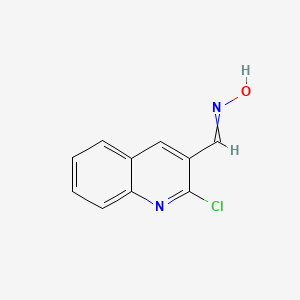 molecular formula C10H7ClN2O B13388418 2-Chloroquinoline-3-carbaldehyde oxime 