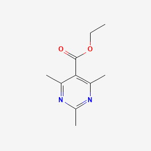 molecular formula C10H14N2O2 B1338843 Ethyl 2,4,6-trimethylpyrimidine-5-carboxylate CAS No. 90905-54-7