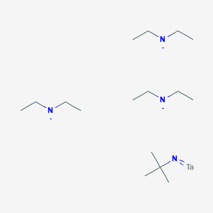 molecular formula C16H39N4Ta-3 B13388462 tert-butyliminotantalum;diethylazanide 