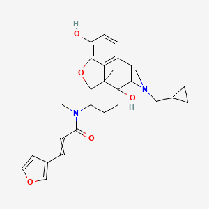 molecular formula C28H32N2O5 B13388497 Nalfuranfine 
