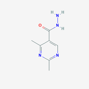 molecular formula C7H10N4O B1338853 2,4-Dimethylpyrimidine-5-carbohydrazide CAS No. 88317-45-7
