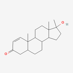 molecular formula C20H30O2 B13388631 17-Hydroxy-10,13,17-trimethyl-4,5,6,7,8,9,10,11,12,13,14,15,16,17-tetradecahydrocyclopenta[A]phenanthren-3-one 