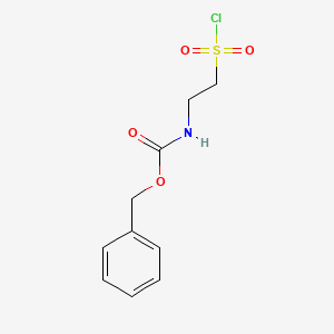 molecular formula C10H12ClNO4S B1338865 Benzyl 2-(chlorosulfonyl)ethylcarbamate CAS No. 52530-50-4