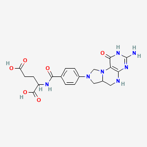 molecular formula C20H23N7O6 B13388660 5,10-methylene-THF 