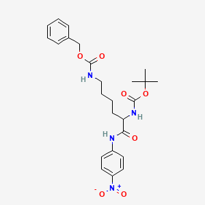molecular formula C25H32N4O7 B13388682 N-Boc-N6-Cbz-L-lysine 4-nitroanilide 