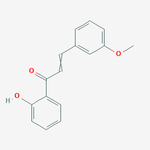 molecular formula C16H14O3 B13388689 2-Propen-1-one,1-(2-hydroxyphenyl)-3-(3-methoxyphenyl)- 