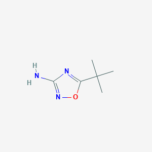 molecular formula C6H11N3O B1338873 5-Tert-butyl-1,2,4-oxadiazol-3-amine CAS No. 91362-43-5