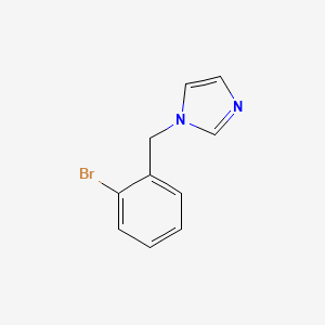 molecular formula C10H9BrN2 B1338874 1-(2-Bromobenzyl)-1H-imidazole CAS No. 72459-45-1