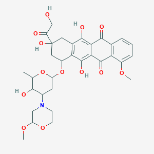molecular formula C32H37NO13 B13388751 Methoxymorpholinyldoxorubicin 