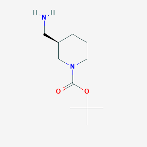 molecular formula C11H22N2O2 B133888 (R)-1-Boc-3-(aminomethyl)piperidine CAS No. 140645-23-4