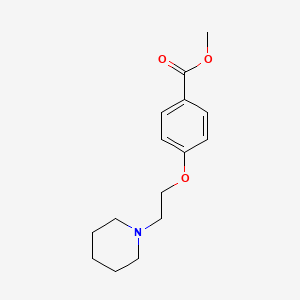 molecular formula C15H21NO3 B1338880 Methyl 4-(2-(piperidin-1-yl)ethoxy)benzoate CAS No. 89407-97-6
