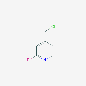 molecular formula C6H5ClFN B133889 4-(Chloromethyl)-2-fluoropyridine CAS No. 155705-46-7