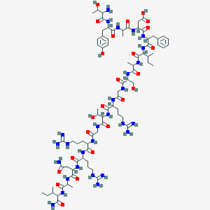 molecular formula C80H130N28O24 B13388913 Protein kinase A inhibitor 6-22-amide 