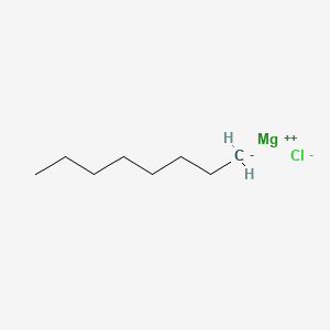 molecular formula C8H17ClMg B13388928 1-Octyl magnesium chloride either 