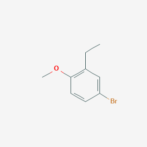 molecular formula C9H11BrO B1338894 4-Bromo-2-ethyl-1-methoxybenzene CAS No. 33839-11-1