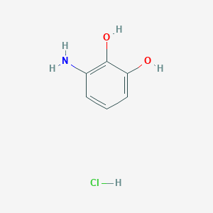 molecular formula C6H8ClNO2 B1338897 3-Aminobenzene-1,2-diol hydrochloride CAS No. 51220-97-4