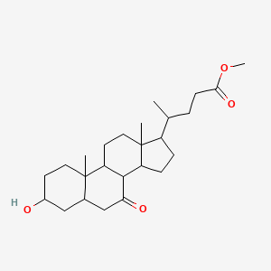 molecular formula C25H40O4 B13388976 3alpha-Hydroxy-7-oxo-5beta-cholanic Acid Methyl Ester 