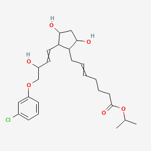 molecular formula C25H35ClO6 B13388989 Propan-2-yl 7-[2-[4-(3-chlorophenoxy)-3-hydroxybut-1-enyl]-3,5-dihydroxycyclopentyl]hept-5-enoate 