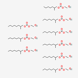 molecular formula C107H214O36 B13388993 2-hydroxyethyl 2-methylheptyl carbonate;2-hydroxyethyl 2-methyloctyl carbonate CAS No. 61912-98-9