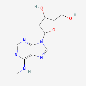 molecular formula C11H15N5O3 B13389128 N-6-methyl-2-deoxyadenosine 