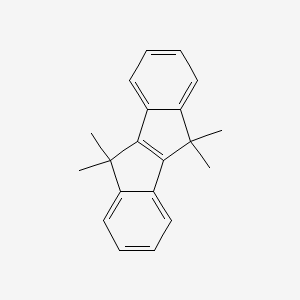 molecular formula C20H20 B1338913 5,5,10,10-Tetramethyl-5,10-dihydroindeno[2,1-a]indene CAS No. 89057-44-3