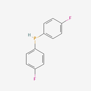 molecular formula C12H9F2P B1338915 Bis(4-fluorophenyl)phosphine CAS No. 25186-17-8