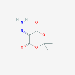 molecular formula C6H8N2O4 B13389174 Diazomalonic Acid Cyclic Isopropylidine Ester 