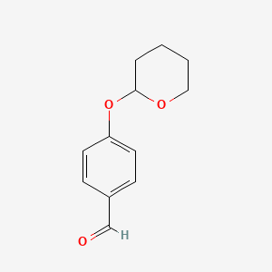 molecular formula C12H14O3 B1338918 4-(Tetrahydro-pyran-2-yloxy)-benzaldehyde CAS No. 74189-56-3