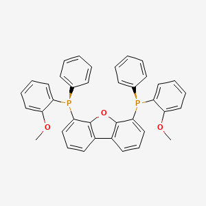 molecular formula C38H30O3P2 B13389188 Rel-4-((R)-(2-methoxyphenyl)(phenyl)phosphaneyl)-6-((S)-(2-methoxyphenyl)(phenyl)phosphaneyl)dibenzo[b,d]furan 