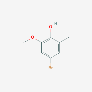 molecular formula C8H9BrO2 B1338921 4-溴-2-甲氧基-6-甲基苯酚 CAS No. 86232-54-4