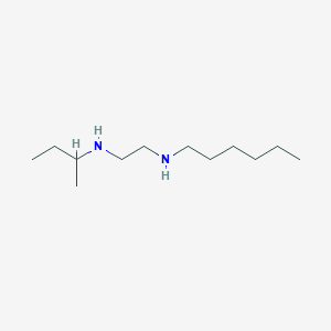 molecular formula C12H28N2 B13389222 N-2-Butyl-N'-hexyl ethylenediamine 