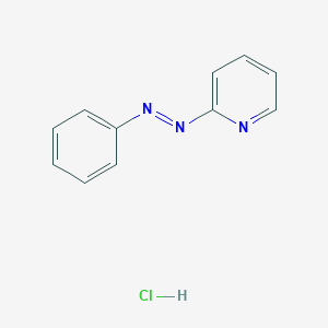 molecular formula C11H10ClN3 B13389238 Phenyl(2-pyridinyl)diazene hydrochloride 