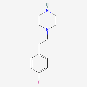 molecular formula C12H17FN2 B1338925 1-[2-(4-氟苯基)乙基]哌嗪 CAS No. 70931-33-8