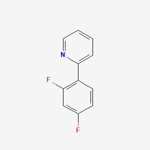 molecular formula C11H7F2N B1338927 2-(2,4-Difluorophenyl)pyridine CAS No. 391604-55-0