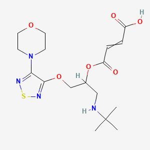 molecular formula C17H26N4O6S B13389289 Timolol EP Impurity E 